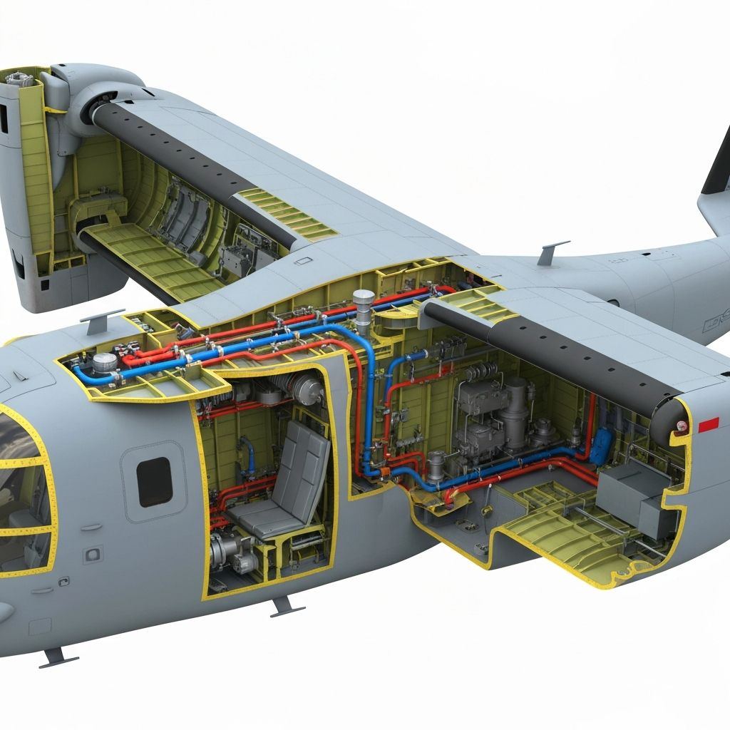 V-22 Technical Diagram